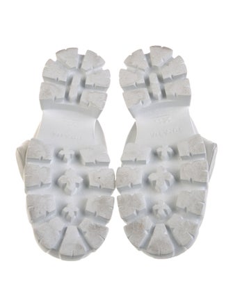 Prada Leather Slingback Sandals