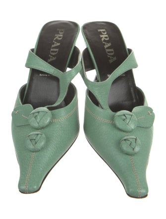 Prada Leather Mules