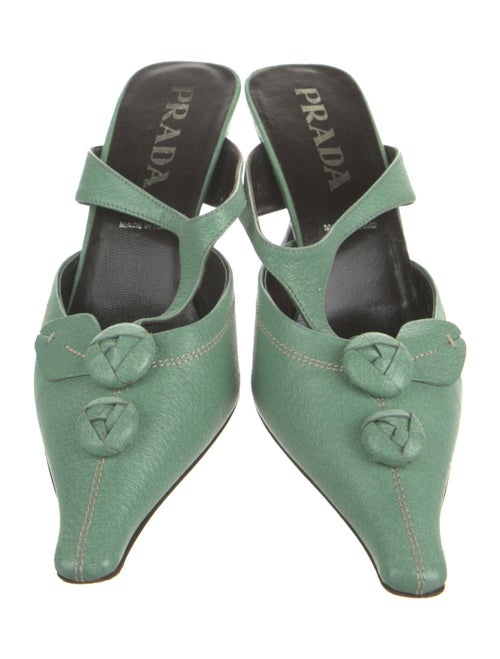Prada Leather Mules