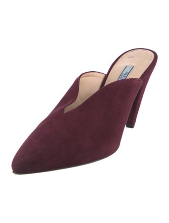 Prada Suede Mules