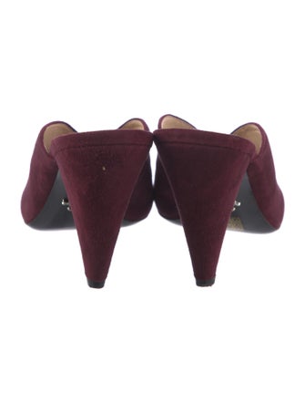 Prada Suede Mules
