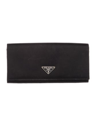 Prada Tessuto Continental Wallet