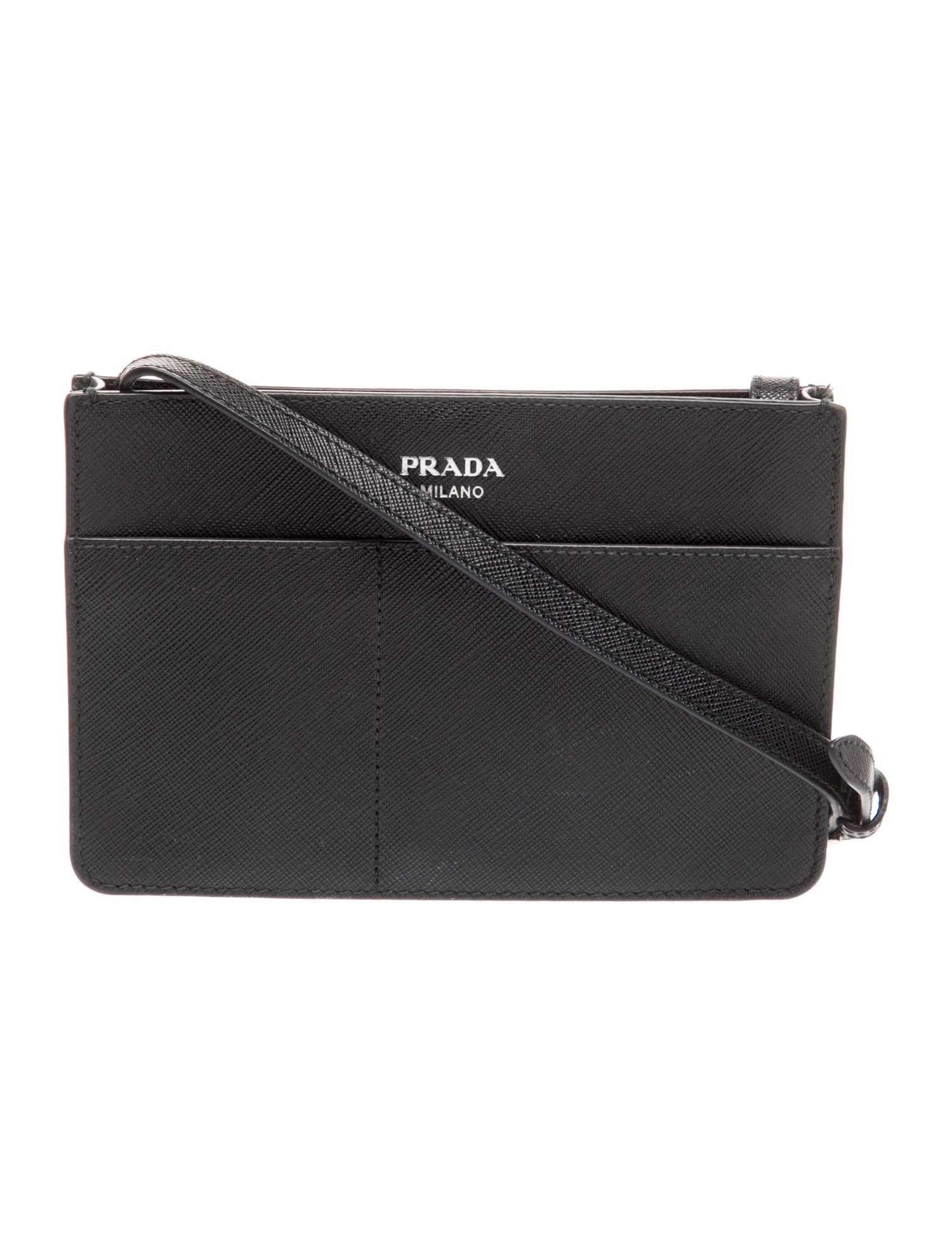 Prada Saffiano Leather Metal