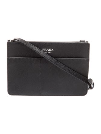 Prada Saffiano Leather Metal