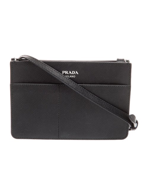 Prada Saffiano Leather Metal