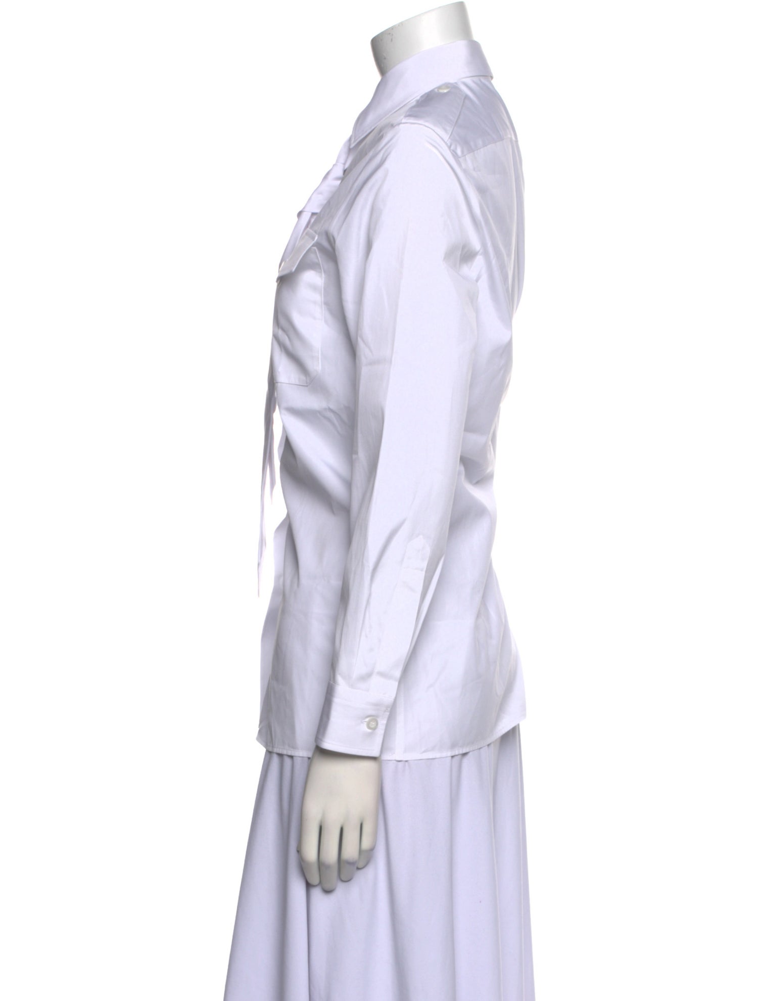 Prada 2024 Long Sleeve Button-Up Top w/ Tags