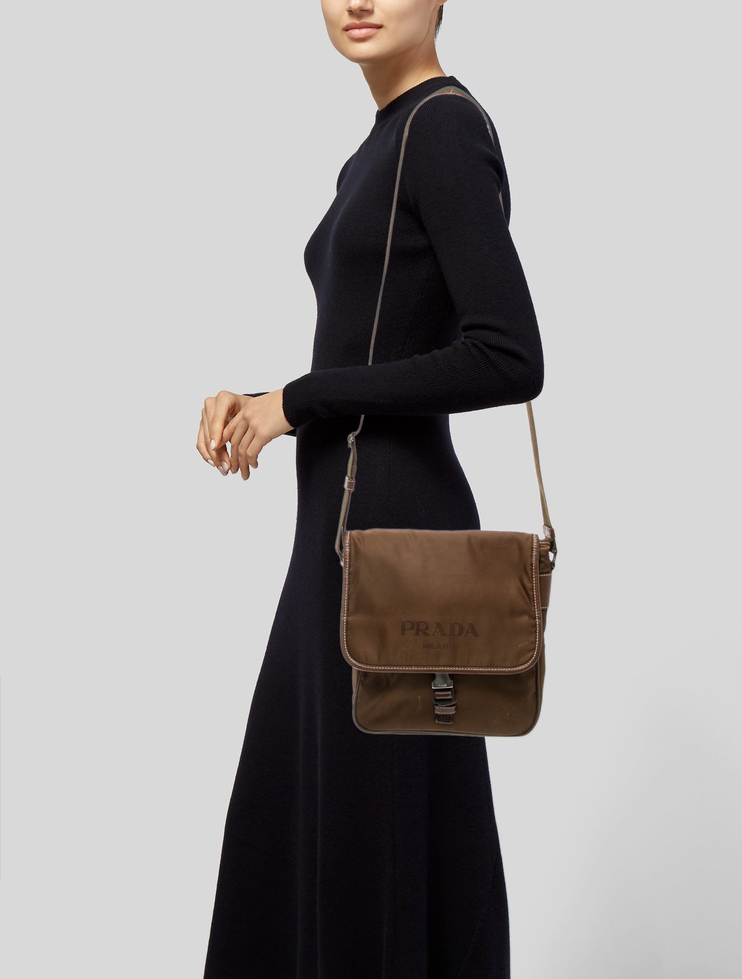 Prada Tessuto Nylon Messenger Bag