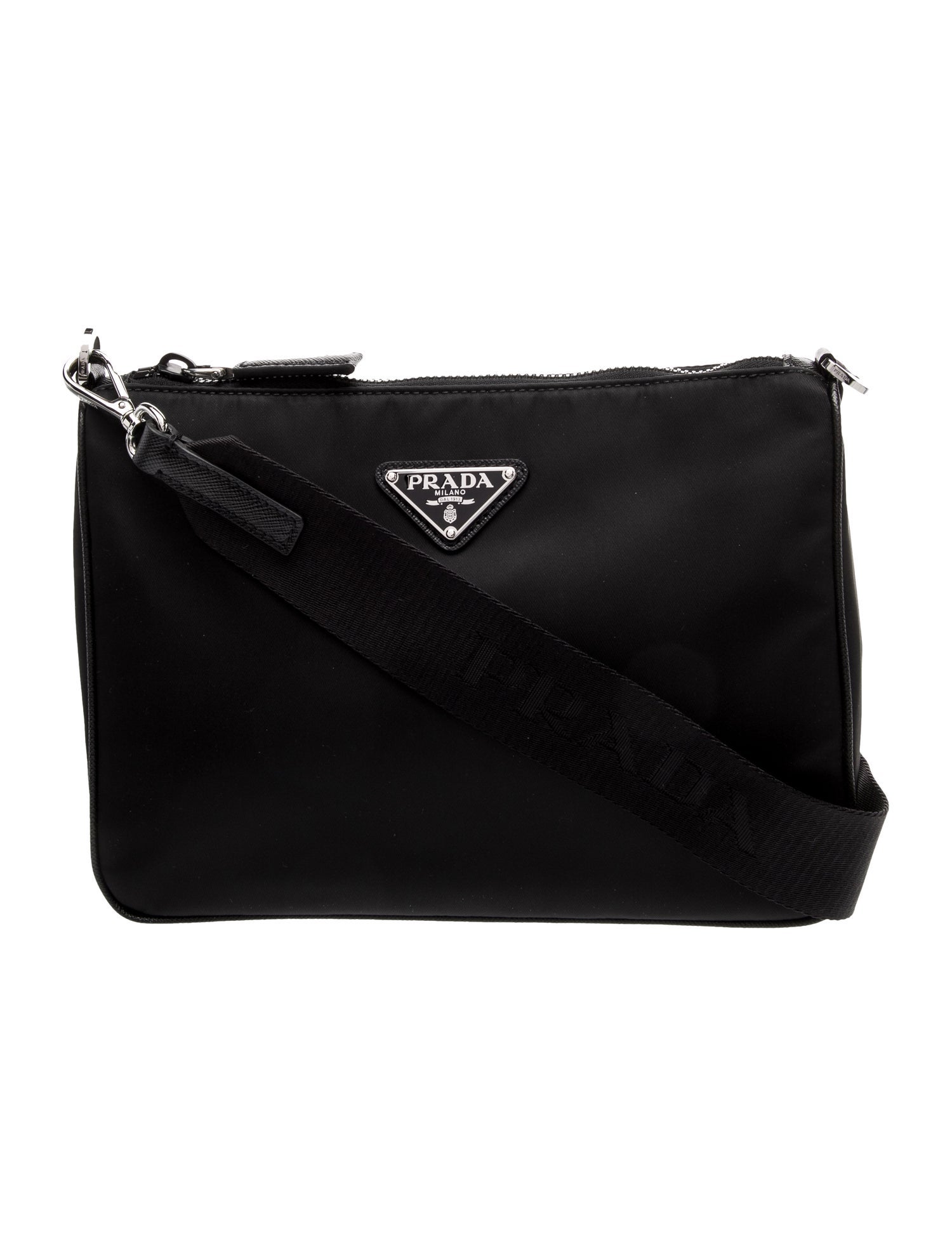 Prada Saffiano Leather Messenger Bag