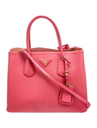 Prada Saffiano Leather Double Bag Medium