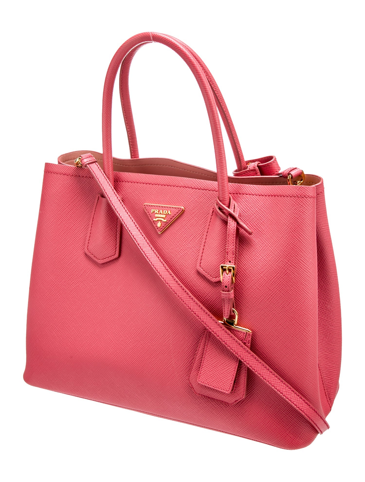 Prada Saffiano Leather Double Bag Medium