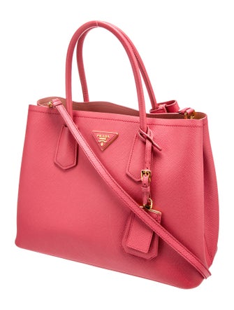Prada Saffiano Leather Double Bag Medium