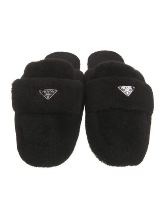 Prada Shearling Mules