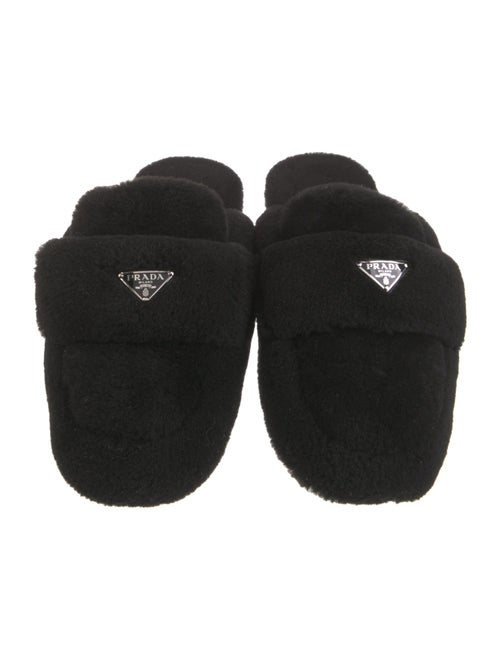 Prada Shearling Mules