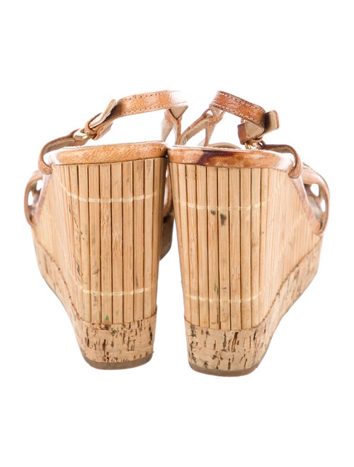 Prada Leather Slingback Sandals