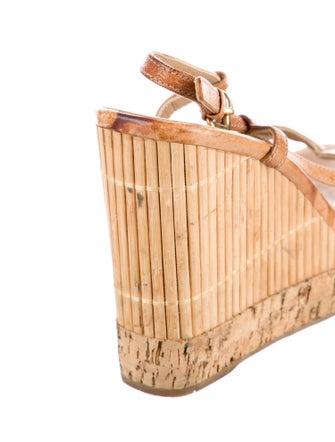 Prada Leather Slingback Sandals