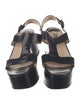 Prada Patent Leather Slingback Sandals