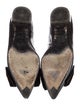 Prada Patent Leather Bow Accents Flats