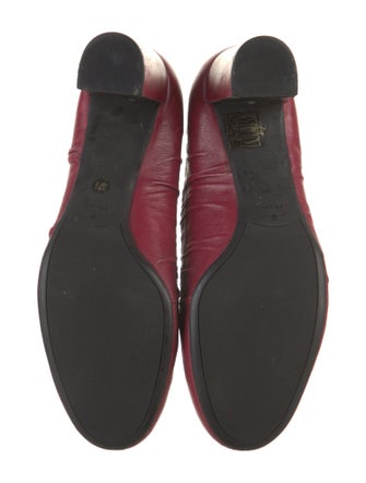 Prada Leather Bow Accents Pumps