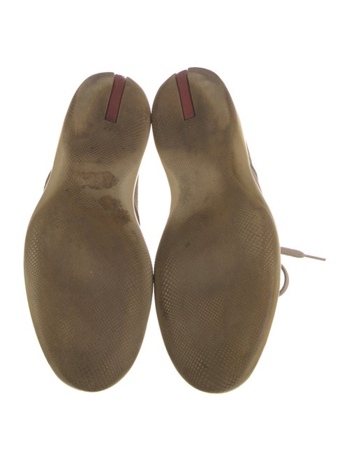 Prada Sport Suede Lace-Up Boots