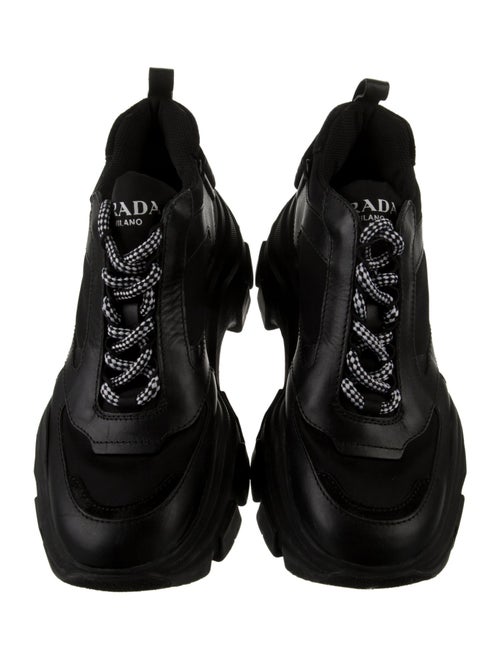 Prada Leather Chunky Sneakers