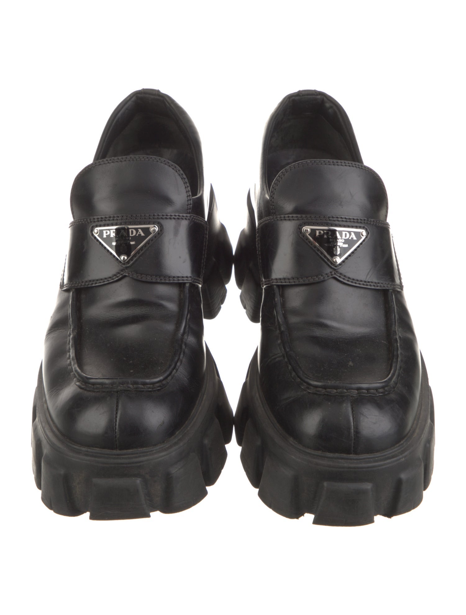 Prada Leather Oxfords
