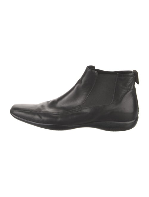 Prada Leather Chelsea Boots