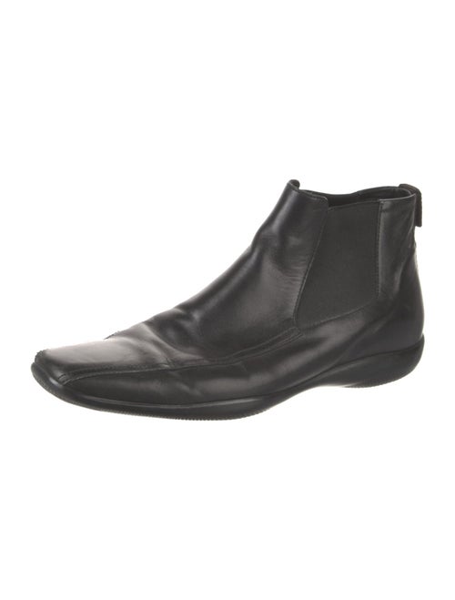 Prada Leather Chelsea Boots