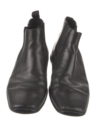 Prada Leather Chelsea Boots