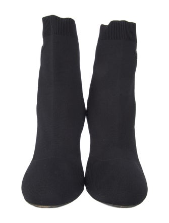 Prada Graphic Print Sock Boots