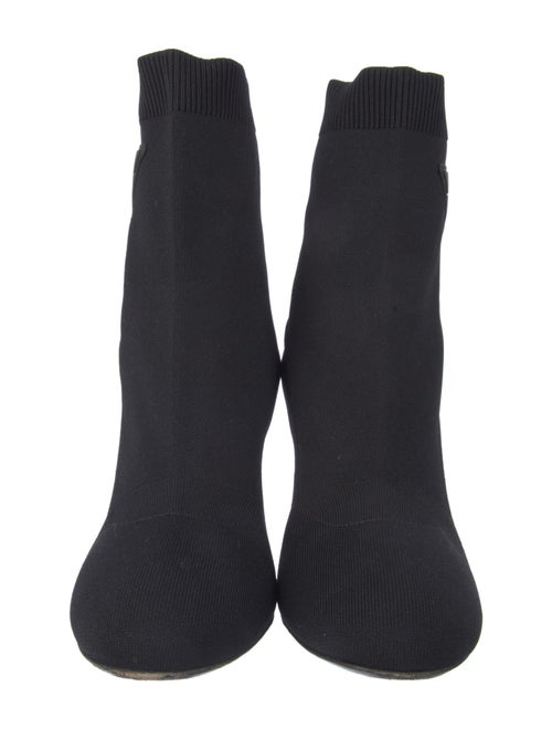 Prada Graphic Print Sock Boots