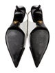 Prada Leather Colorblock Pattern Slingback Pumps