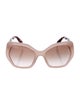 Prada Oversize Gradient Sunglasses