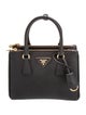 Prada Saffiano Leather Galleria Double Zip Mini