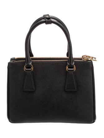 Prada Saffiano Leather Galleria Double Zip Mini