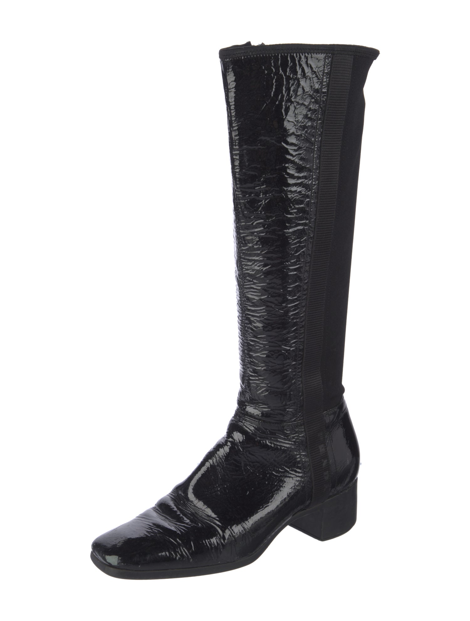 Prada Sport Patent Leather Riding Boots