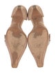 Prada Suede Whipstitch Trim D'Orsay Pumps