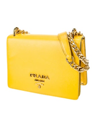 Prada Saffiano Vernice Leather Evening Bag