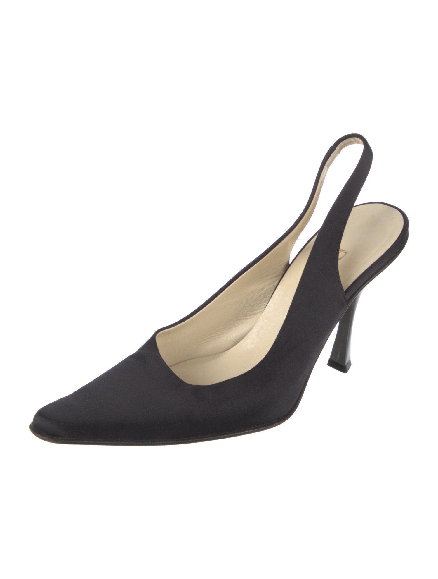 Prada Satin Slingback Pumps