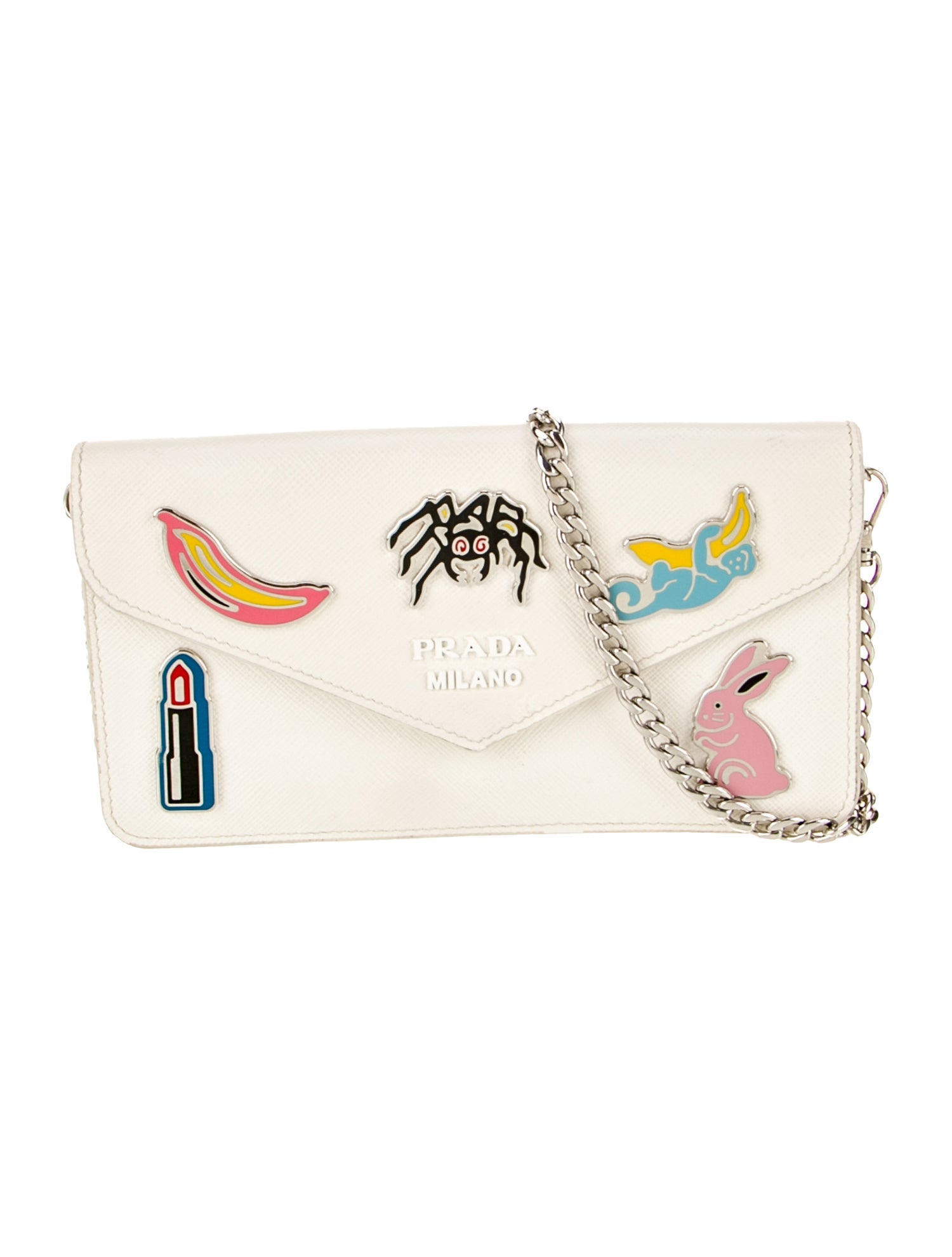 Prada Saffiano Leather Clutch