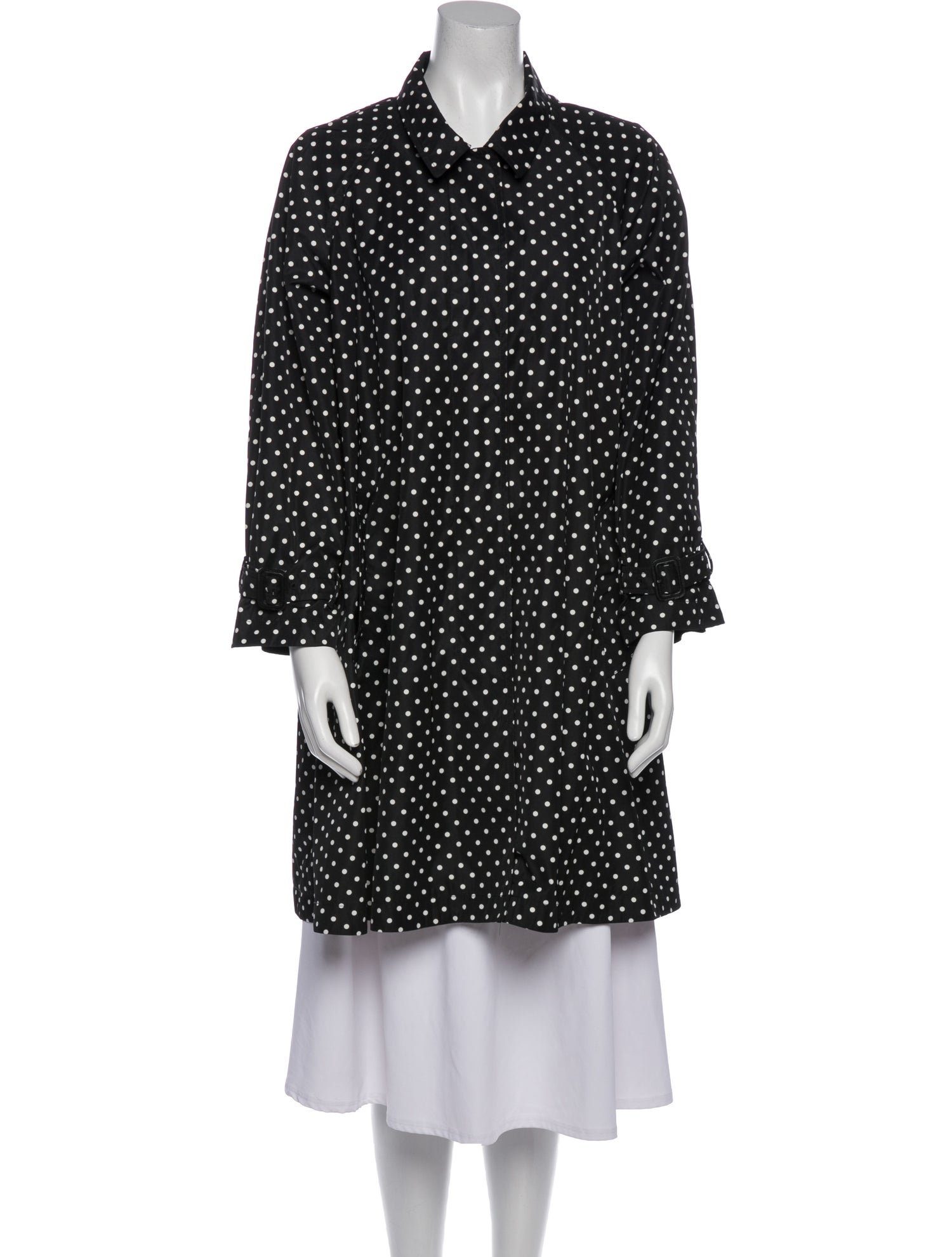 Prada 2011 Polka Dot Print Coat