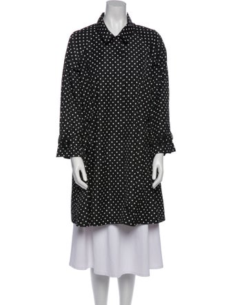 Prada 2011 Polka Dot Print Coat