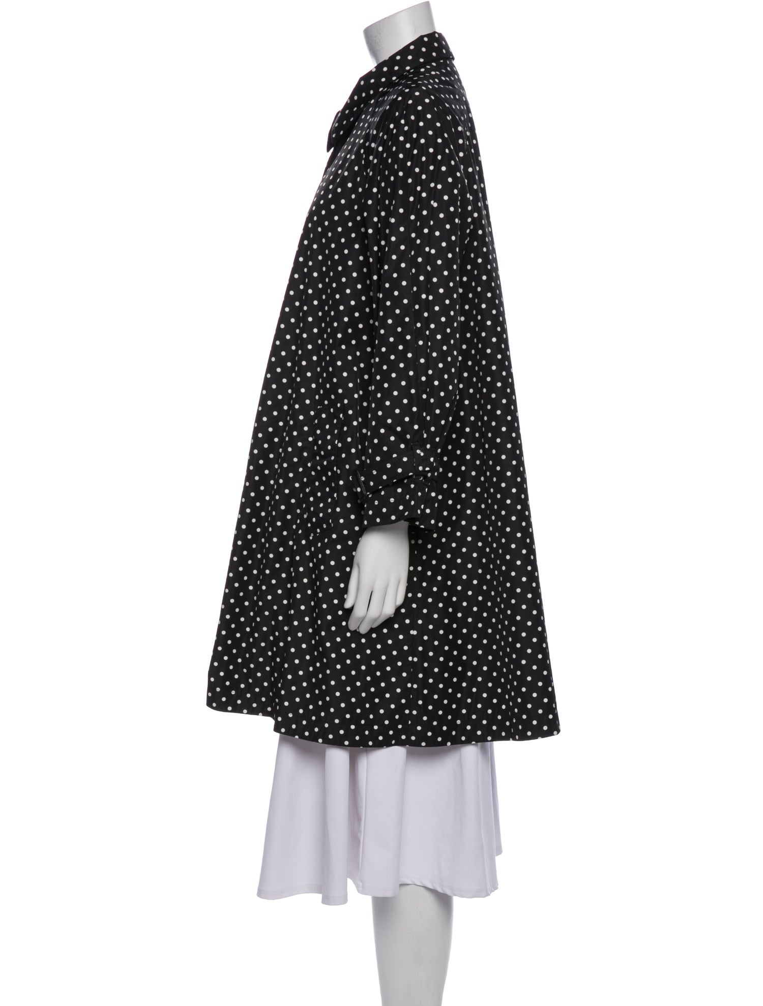 Prada 2011 Polka Dot Print Coat