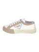 Prada Canvas Graphic Print Sneakers