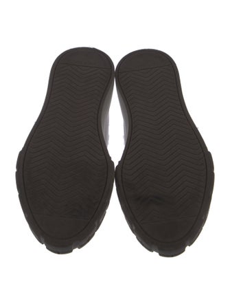 Prada Canvas Graphic Print Sneakers