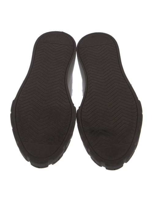 Prada Canvas Graphic Print Sneakers