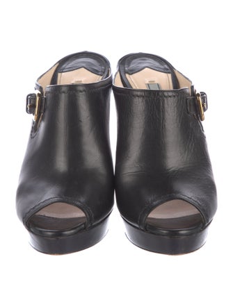 Prada Leather Mules