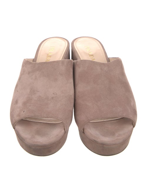 Prada Suede Mules