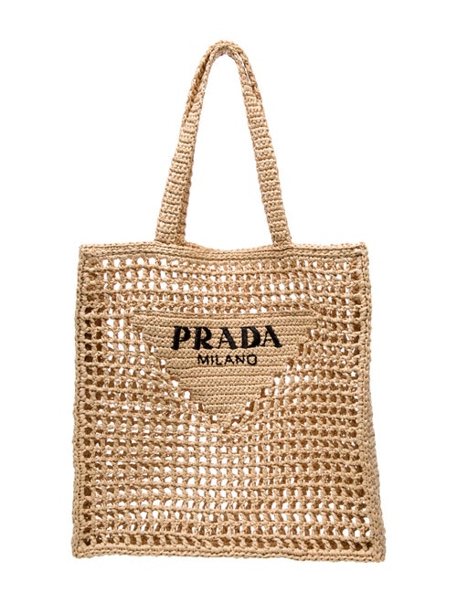 Prada Raffia Grass Tote