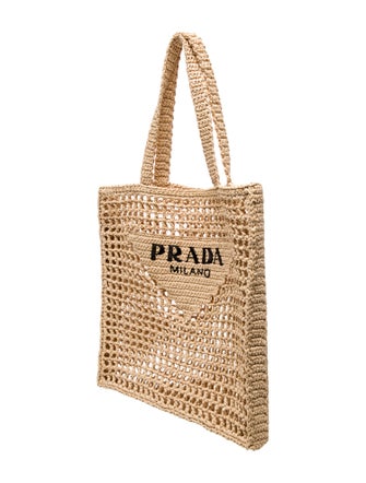 Prada Raffia Grass Tote