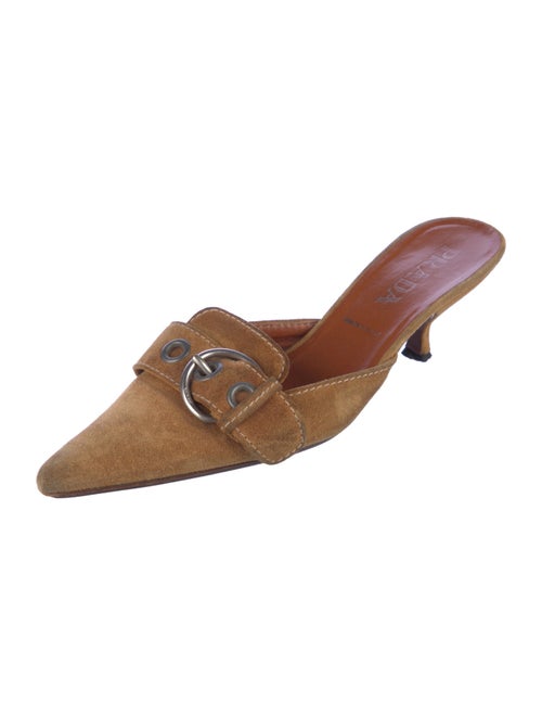 Prada Suede Mules